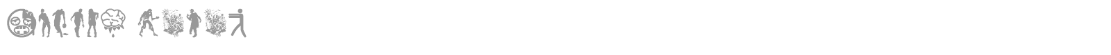 Zombie Salad font preview